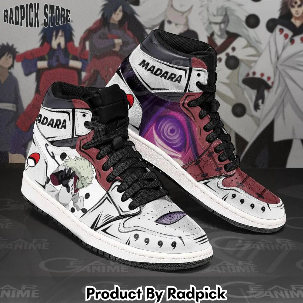 Uchiha madara air jordan high top sneakers anime mn27  rp0352442